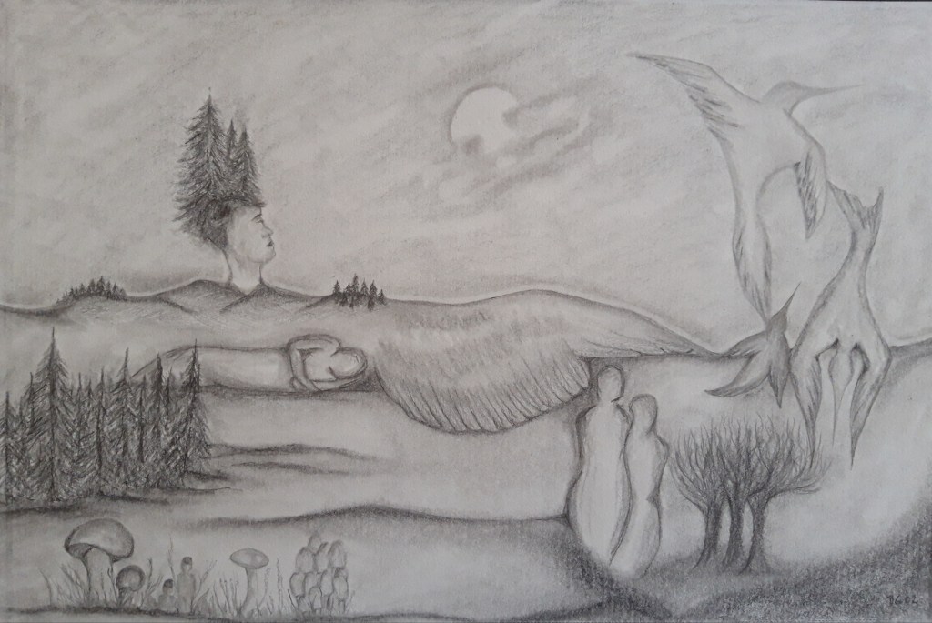 Fliegende Landschaft